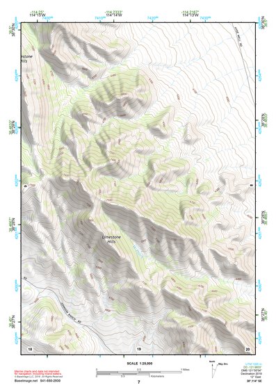 38114SE Page 7 Wilson Creek Range Topo Preview 1