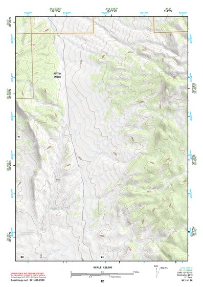 38114SE Page 12 Wilson Creek Range Topo Preview 1