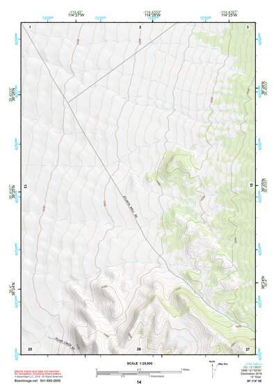 38114SE Page 14 Wilson Creek Range Topo Preview 1