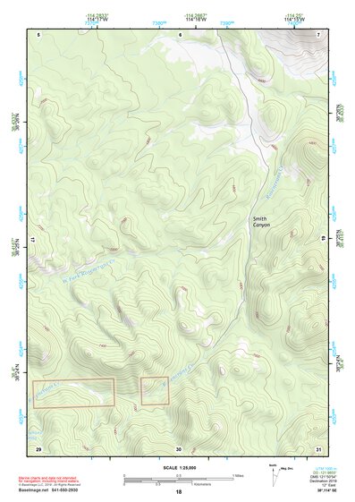 38114SE Page 18 Wilson Creek Range Topo Preview 1