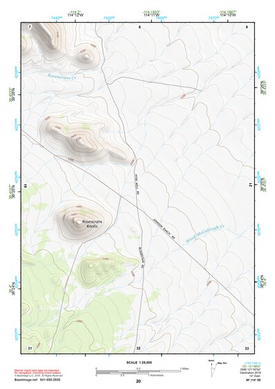 38114SE Page 20 Wilson Creek Range Topo Preview 1