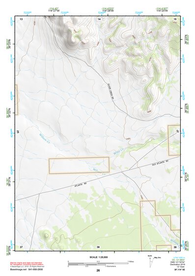 38114SE Page 26 Wilson Creek Range Topo Preview 1