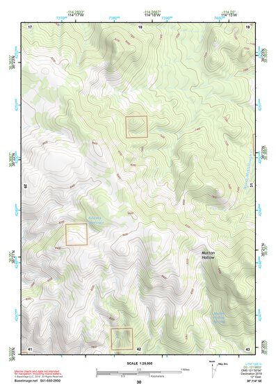 38114SE Page 30 Wilson Creek Range Topo Preview 1