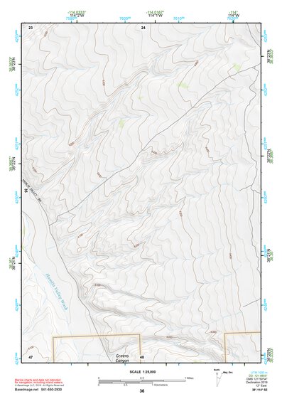 38114SE Page 36 Wilson Creek Range Topo Preview 1
