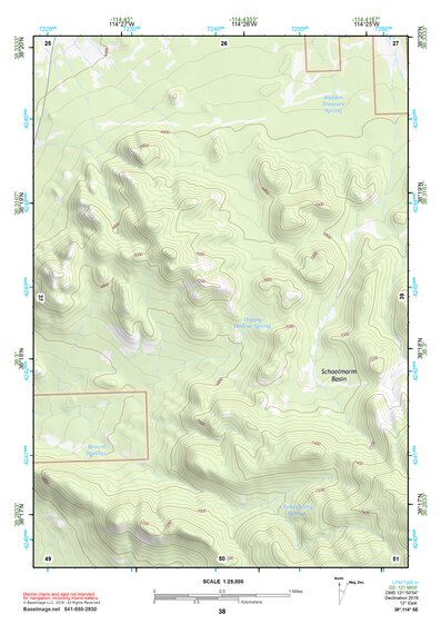 38114SE Page 38 Wilson Creek Range Topo Preview 1