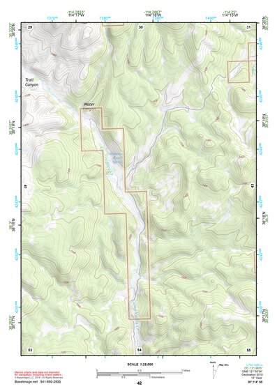 38114SE Page 42 Wilson Creek Range Topo Preview 1