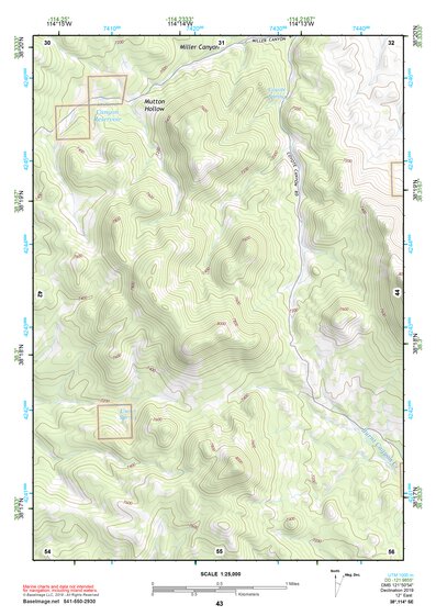 38114SE Page 43 Wilson Creek Range Topo Preview 1