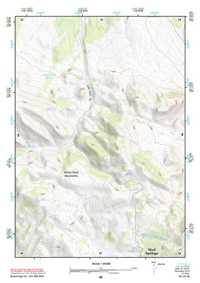 38114SE Page 45 Wilson Creek Range Topo Preview 1