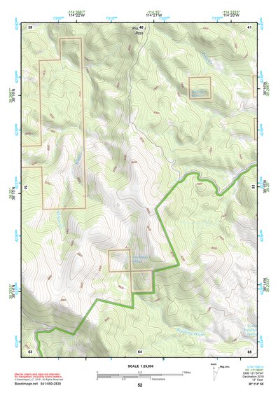 38114SE Page 52 Wilson Creek Range Topo Preview 1