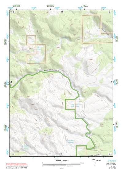 38114SE Page 53 Wilson Creek Range Topo Preview 1