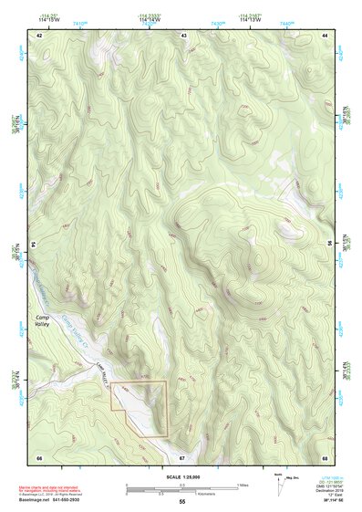 38114SE Page 55 Wilson Creek Range Topo Preview 1