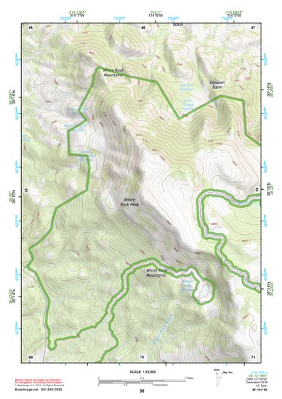 38114SE Page 58 Wilson Creek Range Topo Preview 1
