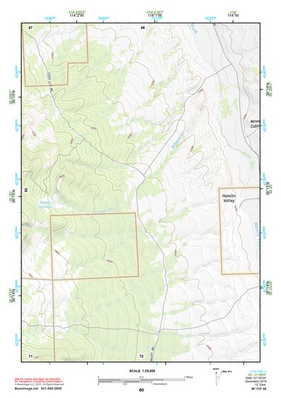 38114SE Page 60 Wilson Creek Range Topo Preview 1
