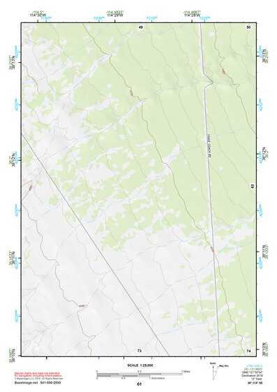 38114SE Page 61 Wilson Creek Range Topo Preview 1