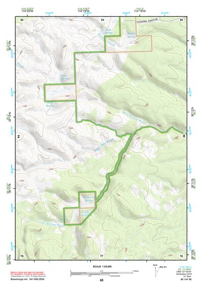 38114SE Page 65 Wilson Creek Range Topo Preview 1