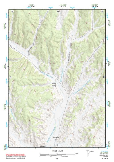 38114SE Page 68 Wilson Creek Range Topo Preview 1