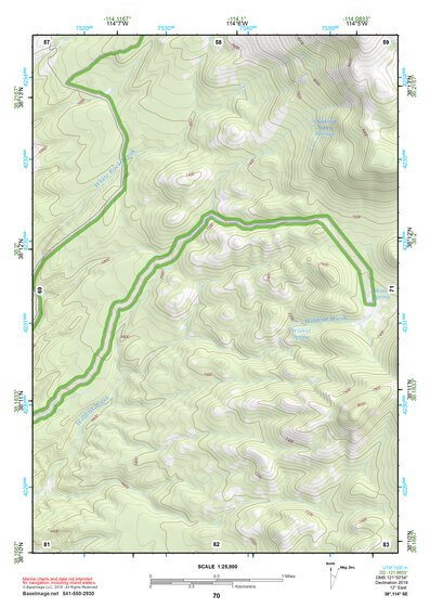 38114SE Page 70 Wilson Creek Range Topo Preview 1