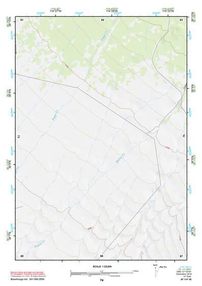 38114SE Page 74 Wilson Creek Range Topo Preview 1