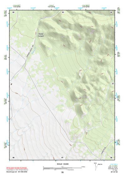 38114SE Page 75 Wilson Creek Range Topo Preview 1