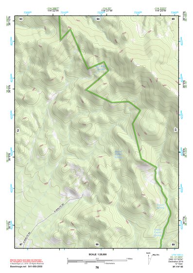 38114SE Page 76 Wilson Creek Range Topo Preview 1