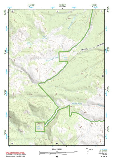 38114SE Page 78 Wilson Creek Range Topo Preview 1