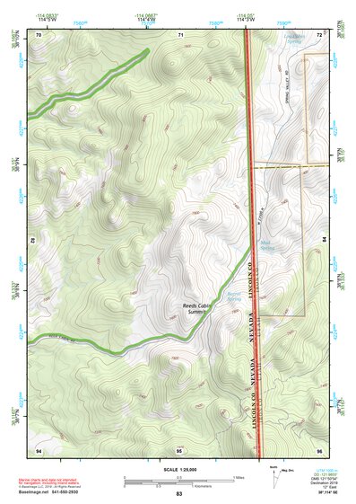 38114SE Page 83 Wilson Creek Range Topo Preview 1