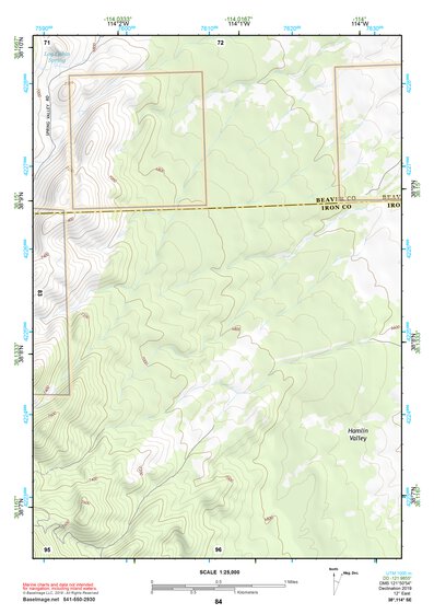38114SE Page 84 Wilson Creek Range Topo Preview 1