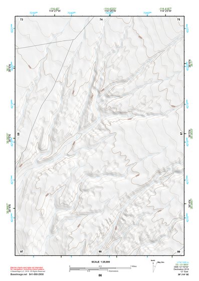 38114SE Page 86 Wilson Creek Range Topo Preview 1
