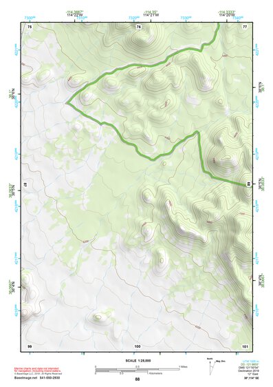 38114SE Page 88 Wilson Creek Range Topo Preview 1