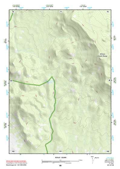 38114SE Page 89 Wilson Creek Range Topo Preview 1