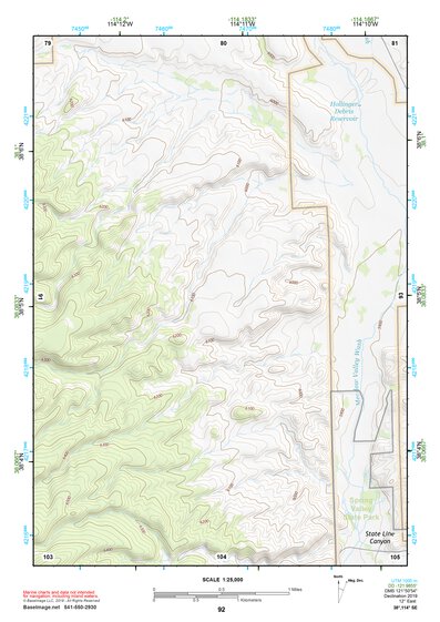 38114SE Page 92 Wilson Creek Range Topo Preview 1