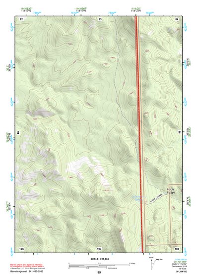 38114SE Page 95 Wilson Creek Range Topo Preview 1