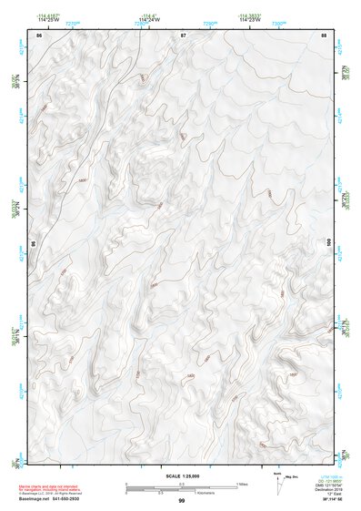 38114SE Page 99 Wilson Creek Range Topo Preview 1