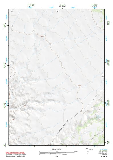 38114SE Page 100 Wilson Creek Range Topo Preview 1