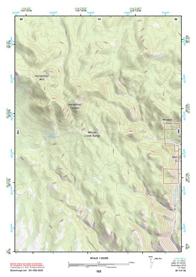 38114SE Page 103 Wilson Creek Range Topo Preview 1