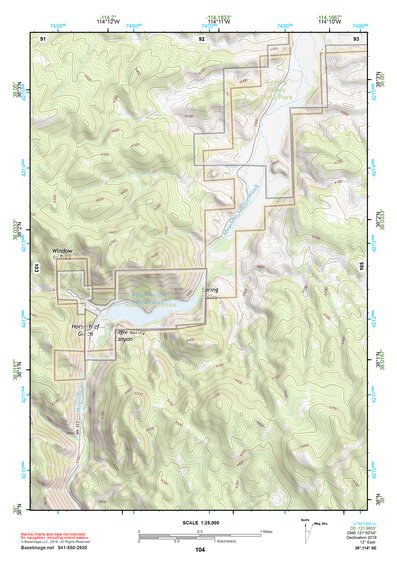 38114SE Page 104 Wilson Creek Range Topo Preview 1