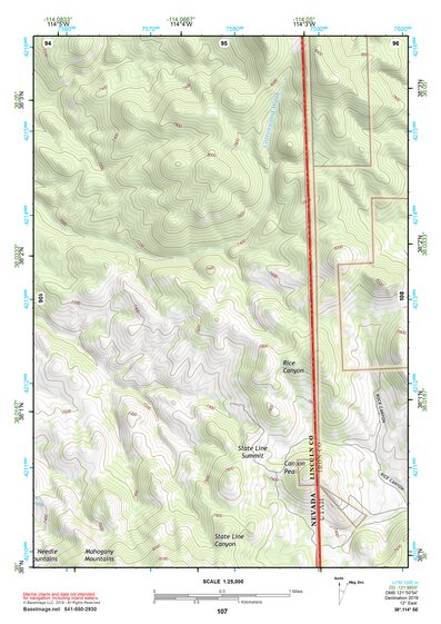 38114SE Page 107 Wilson Creek Range Topo Preview 1