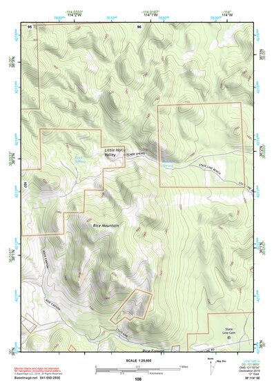 38114SE Page 108 Wilson Creek Range Topo Preview 1