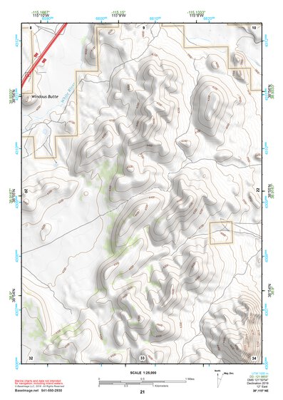 38115NE Page 21 Duckwater Topo Preview 1