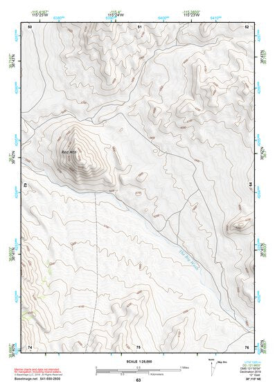 38115NE Page 63 Duckwater Topo Preview 1