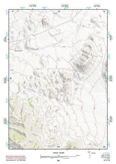 38115NE Page 90 Duckwater Topo Preview 1