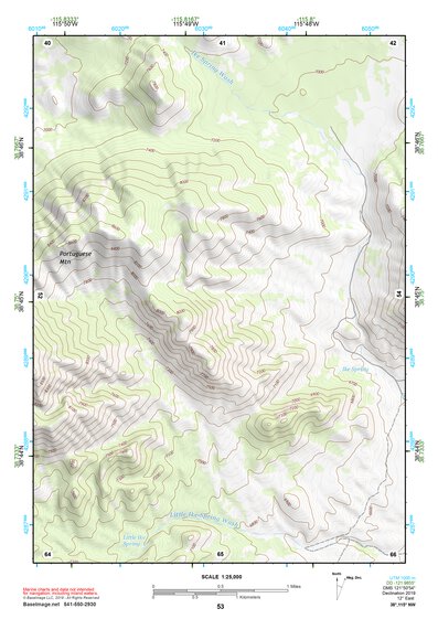 38115NW Page 53 Duckwater Topo Preview 1