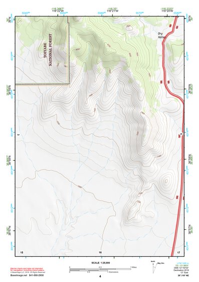 38116NE Page 4 Mount Jefferson Topo Preview 1