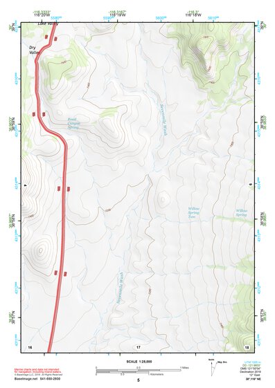 38116NE Page 5 Mount Jefferson Topo Preview 1