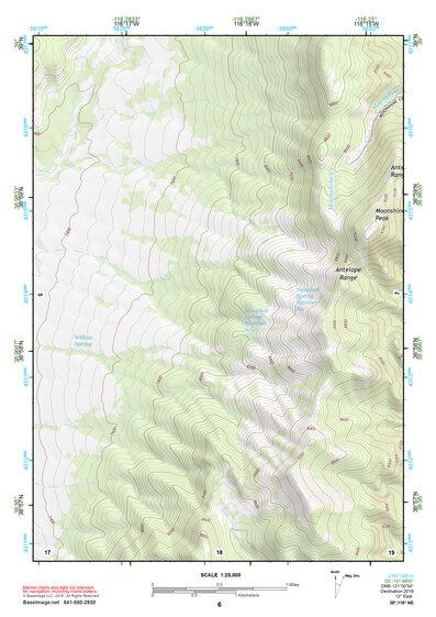 38116NE Page 6 Mount Jefferson Topo Preview 1