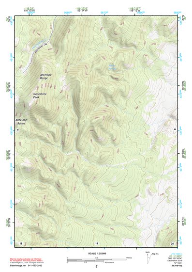 38116NE Page 7 Mount Jefferson Topo Preview 1