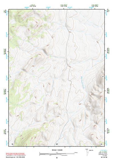 38116NE Page 8 Mount Jefferson Topo Preview 1