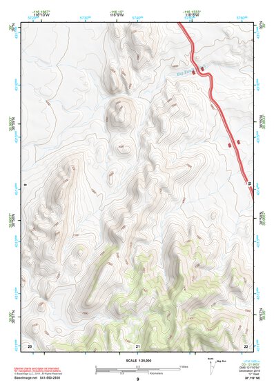 38116NE Page 9 Mount Jefferson Topo Preview 1