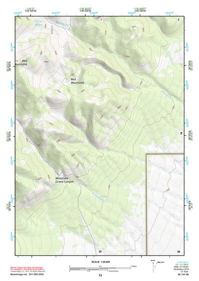 38116NE Page 13 Mount Jefferson Topo Preview 1
