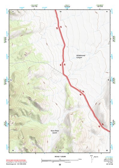 38116NE Page 22 Mount Jefferson Topo Preview 1